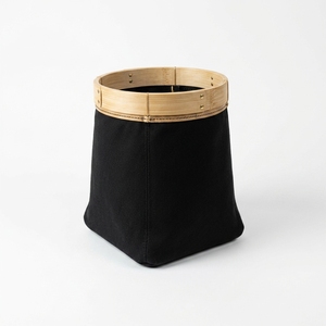 Rafika <b>Basket</b> Black Woven Natural Fiber Storage Bin <b>Plant</b> Pot Planter Decorative Home Organizer Laundry <b>Basket</b> Holder - Product Image 1