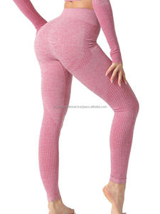 โยคะเลกกิ้งผู้หญิงคุณภาพระดับพรีเมียมเลกกิ้งออกแบบล่าสุดที่มีสีสันเอวสูงนุ่มผู้หญิงออกกําลังกายเลกกิ้งเซ็กซี่ - Product Image 5