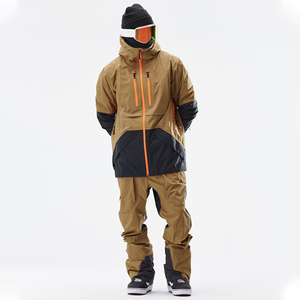 Combinaison de ski unisexe sur mesure, grande taille, respirante, avec fermeture éclair, écologique, imperméable, coupe-vent, isolation en polaire - Product Image 4