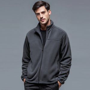 Outdoor Winter Sherpa Hood <b>Jacket</b> Men's Sherpa Fleece <b>Lined</b> Heavy <b>Jackets</b> Oversized Zipper Sherpa Fleece Hood Tops Men - Product Image 6