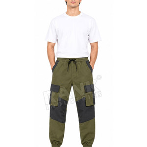 Classic <b>Stretch</b> Slim Fit Casual <b>Men</b> Cargo <b>Trousers</b> Soft Cotton Blended Fabric Breathable <b>Men</b> Cargo <b>Trousers</b> - Product Image 4