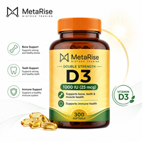 Capsules de vitamine D3 en gélules molles, sans sucre, végétaliennes, complément multivitaminé pour adultes avec biotine