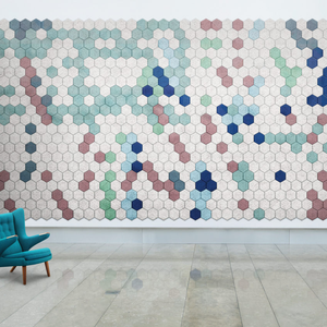 Pannello Acustico in Feltro Fonoassorbente OEKO-TEX per Design d'Interni, Pareti e Soffitti, Ecologico, 100% Fibra di Poliestere - Product Image 4