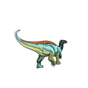 Patchs de vêtements de dinosaure thermocollants Tissu brodé Couture Badges d'appliques adhésifs thermiques pour l'amélioration des vêtements - Product Image 6