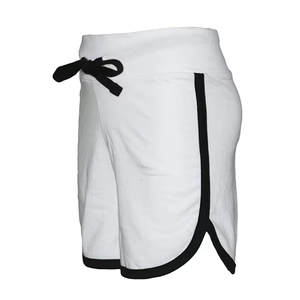 Latest design Summer Casual Fashion <b>Running</b> Beach Stretch Elastic Waist Soft Jersey shorts for women - Product Image 2