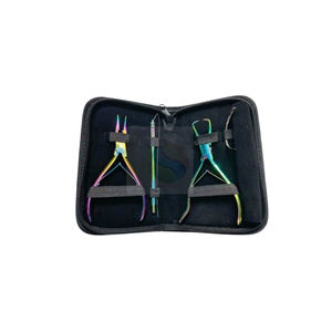 Kit de Herramientas para Extensiones de Cabello Chapadas en Oro de Primera Calidad – Aplicador de Microperlas con Pinzas Compuestas Duraderas - Product Image 2