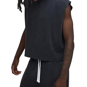 Top Quality Sleeveless <b>Shirts</b> 230G Solid Colors Cotton Sleeveless T-<b>Shirts</b> Sports Dry Fitness Men's Basic Sleeveless T-<b>Shirts</b> - Product Image 1