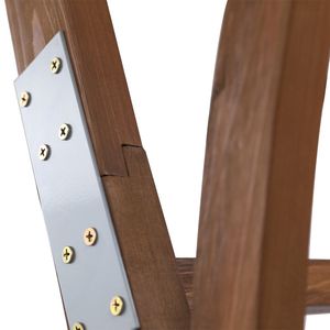 Spedizione Gratuita: Arco da Giardino YJ 7FT Marrone Scuro, Bellissimo e Pratico Recinto, Traliccio e Cancello - Product Image 6