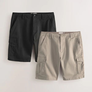 กางเกงขาสั้นกีฬาผู้ชายสำหรับฤดูร้อน ทรงตรง ไซส์ใหญ่ ผ้าเนื้อนุ่ม ระบายอากาศได้ดี เป็นมิตรกับสิ่งแวดล้อม สไตล์ไฮสตรีท - Product Image 1