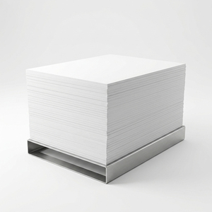 Lámina de Espuma de PVC WPC Blanca de Alta Densidad, 12 mm de Espesor, 0.6 G/cm3 de Densidad, Resistente al Aceite, Resistente al Fuego, Paneles de Plástico Lisos - Product Image 1