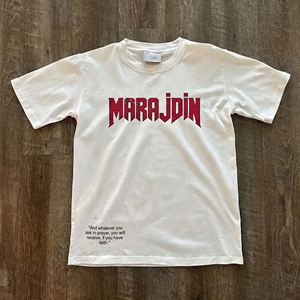Marajdin <b>Men's</b> <b>Yellow</b> Cotton <b>T</b>-<b>Shirt</b> Short Sleeve O-Neck Regular Fit Printed Letter Design Casual Style - Product Image 4