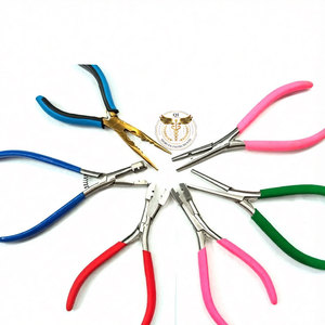 Pinzas Profesionales para Remover Extensiones de Cabello, con Mandíbula Dentada, Acero Inoxidable, Herramienta para Crimpar Anillos y Cuentas, Mango con Resorte, para Uso en Salón - Product Image 5