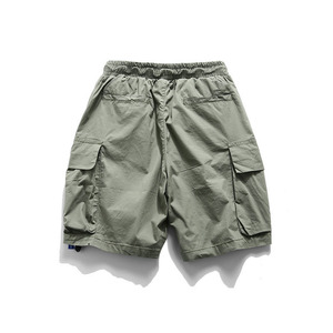 Shorts de sport en coton épais 100 % personnalisables avec logo et design, respirants et anti-transpiration, vente en gros - Product Image 2