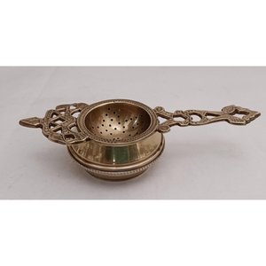 Passoire à thé en métal de haute qualité, finition couleur argent, poli miroir brillant, fabriquée par un fournisseur indien au meilleur prix - Product Image 2