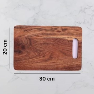 Planches à découper rectangulaires en bois d'acacia, outils de cuisine élégants et antidérapants pour la découpe quotidienne des légumes et des fruits - Product Image 5