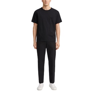 Conjunto de pijama corto de dos piezas para hombre, ropa informal para el hogar, camisetas de manga larga, pantalones, conjunto de ropa de dormir de 2 uds, proveedor de BD - Product Image 5