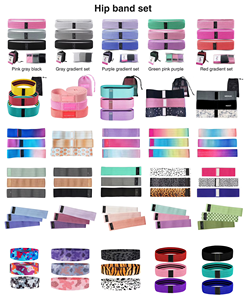 Bandes de résistance en latex personnalisées pour l'entraînement des fesses, des jambes, des hanches et des cuisses des femmes - Écologiques, antidérapantes, résistance lourde/légère/moyenne - Product Image 5