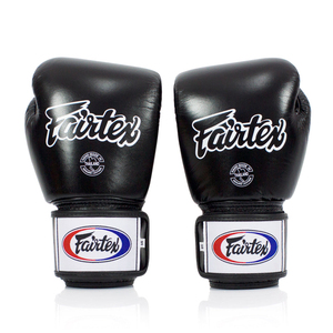 Guantes de Entrenamiento de Piel Genuina Fairtex Hechos a Medida, Ligeros, Profesionales, para Kickboxing, de Alta Calidad Premium - Product Image 1