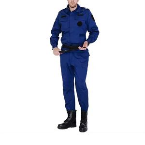 Uniforme de Guardia de Seguridad Personalizado OEM de Fábrica al Mejor Precio, MOQ Bajo, Uniformes de Seguridad de Manga Larga para Hombre, Talla Personalizada - Product Image 1