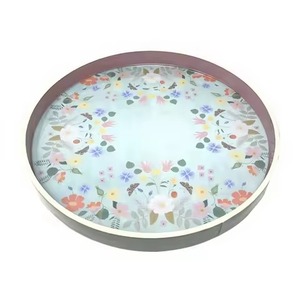Plateau de service rectangulaire en bambou finition naturelle, couleur unie, design minimaliste, durable, pour servir les aliments dans le salon - Product Image 4