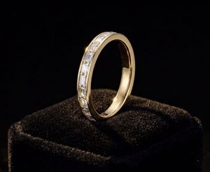 Anillo de Compromiso Solitario de Lujo con Diamante Cultivado en Laboratorio, Corte Esmeralda, Oro Amarillo Sólido de 18K, Diamante Blanco de 1.3ct, Certificado IGI, para Mujer - Product Image 3