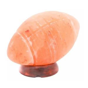 Lampe en cristal de sel rose de l'Himalaya 100% naturel, nouveau design en forme de ballon de football, technique de sculpture à la main, produit artisanal naturel - Product Image 1