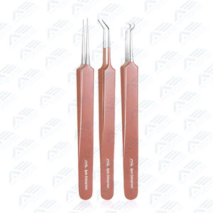 Extracteur de points noirs et d'acné avec embout incurvé arrondi en acier inoxydable allemand – Kit d'outils pour éliminer les points noirs et les imperfections - Product Image 2