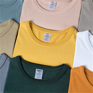 T-shirts unisexes en coton 100% coupe ample, poids lourd 300g, sans couture, pour hommes, style décontracté, t-shirt en coton épais - Product Image 4