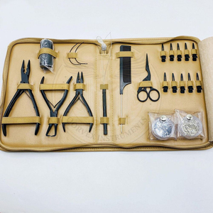 <b>Tools</b> Kits for Hair Extension at Wholesale Prices Hair Extension Pliers, Comb, Scissor, 2 Bead Boxes, <b>Thread</b>, Needles and Clips - Product Image 3