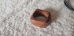 Natural <b>Wood</b> Eco-Friendly Vintage Napkin <b>Ring</b> Holder Rustic Table Setting Decor <b>for</b> Home Hotel Wedding Party Table Decoration - Product Image 5