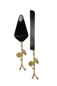 Accessoires de découpe de gâteaux haut de gamme, ensemble de service de desserts en acier inoxydable pour mariages - Product Image 2