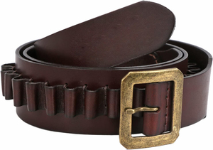 Bandoulière tactique en cuir suédé véritable de qualité supérieure, durable, pour 12 cartouches de calibre, avec accessoires Molle, ceinture porte-munitions - Product Image 4