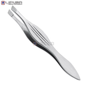 Custom High Accuracy Slanted <b>Edge</b> Eyebrow Grooming Tweezers Precision Hair Removal Beauty <b>Tool</b> - Product Image 5