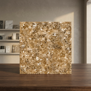 Matériaux de construction Rose Aspect Marbre Electra Beige 2x2 Brillant Lappato Porcelaine Carrelages Muraux Design Salon Carrelages de Sol - Product Image 3