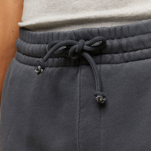 Men's Casual 100% Cotton Solid Eco-Friendly Quick Dry Breathable Mid Waist Drawstring Fleece Fabric Sweat <b>Shorts</b> - Product Image 6