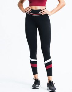 Leggings de Cintura Alta para Mujer, Color Sólido, Elásticos, Deportivos, para Yoga, Rojos, de Spandex y Nailon, Tejido Sin Costuras - Product Image 4