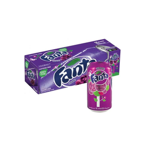 Fanta US Grape Directo de Fábrica, 12 Latas de 355ml, Fecha de Caducidad 2026, Para Gestión de Inventario a Largo Plazo y Abastecimiento Estratégico - Product Image 1