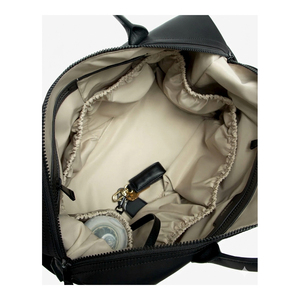 Bolsa de Pañales Royaa de Cuero Genuino para Mamá y Bebé, Resistente al Agua, con Cierre de Cremallera, Diseño Geométrico Moderno, Estilo Inglés - Product Image 5