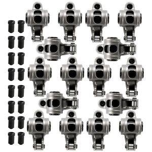 Self-Aligning Stainless Steel Full Roller Rocker Arms Kit for Chevrolet SBC 350 1.6 Ratio 7/16 Inch Nuts Tuning Engine Systems - Product Image 6