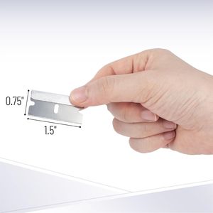 Set di 50 Raschietti Piatti con Lame a Singolo Bordo - Product Image 2