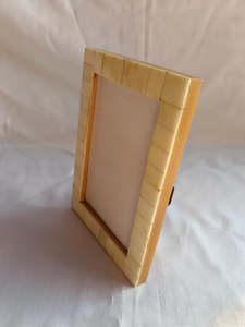 Handcrafted Bone Inlay Picture Holder | Natural Bone Decor | Wedding Gift - Product Image 5
