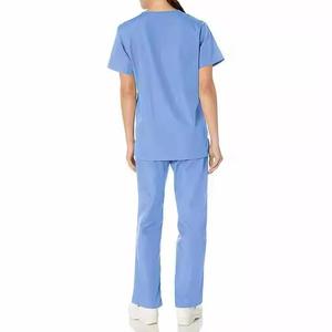 Hot Sale Anti Wrinkle Washable Soft Fabric Nurse <b>Scrubs</b> Hospital Uniform Medical <b>Scrubs</b> Women Jogger <b>Scrubs</b> <b>Sets</b> - Product Image 5