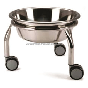 Top Quality WARSAW MEDICAL Kick Bucket With Trolley Stainless Steel ISO & CE Certified Hollowware Instruments | needle holder - Product Image 4