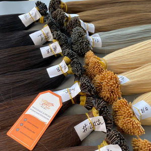 Extensions de cheveux à la kératine Remy vietnamiens les plus vendus Noir naturel I Tip Longue durée et Durable - Product Image 5