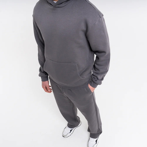 Pull à capuche léger non doublé en polyester/coton pour l'hiver, coupe décontractée, vente en gros - Product Image 6