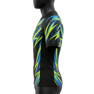 Camiseta de Compresión Sublimada, de Poliéster y Spandex, de Secado Rápido y Elasticidad en Cuatro Direcciones, para Entrenamiento de MMA, BJJ y Surf - Product Image 6