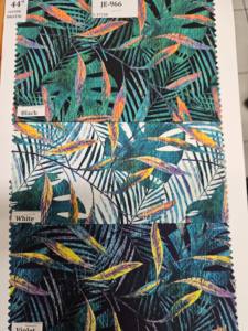 ผ้าพิมพ์ลายดิจิทัลฮาวายหกสีสันสวยงามบนผ้าฝ้ายทอ กว้าง 44 นิ้ว พร้อมจัดส่งทันที - Product Image 3