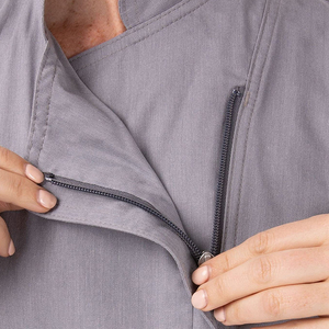 Vestes de chef à manches courtes pour femmes, tissu sergé polyester/coton, coupe douce et confortable, vêtements de travail, uniforme de chef personnalisé - Product Image 6