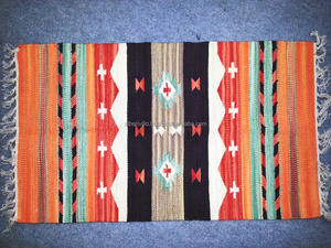 Alfombra Kilim marroquí hecha a mano, alfombra ecológica grande Kilim de algodón para sala de estar a la venta - Product Image 5