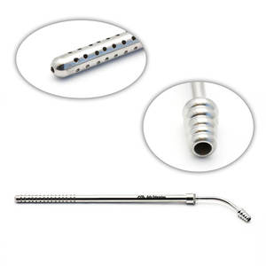 Tube d'aspiration de Poole Ort chirurgical de qualité médicale Tube d'aspiration de Poole réutilisable 8.25 pouces Tube d'aspiration de Poole en acier inoxydable - Product Image 6